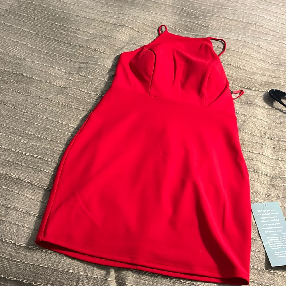 Cherry red dress